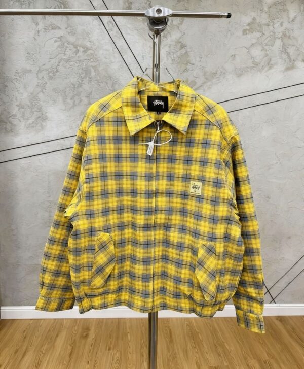 Stussy Men's Plaid Vintage Coach Jackets